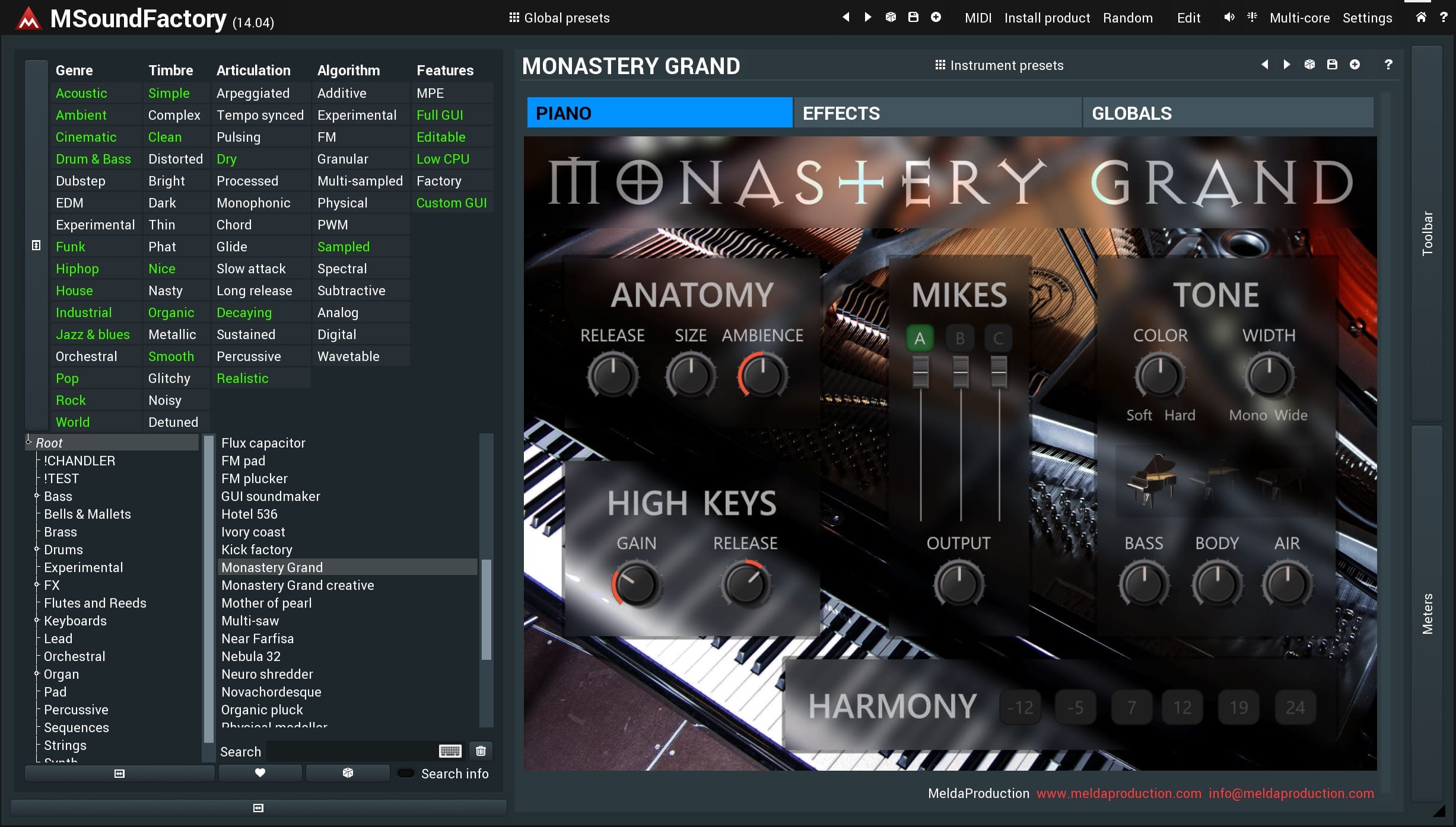 Free-for-life updates including new instruments