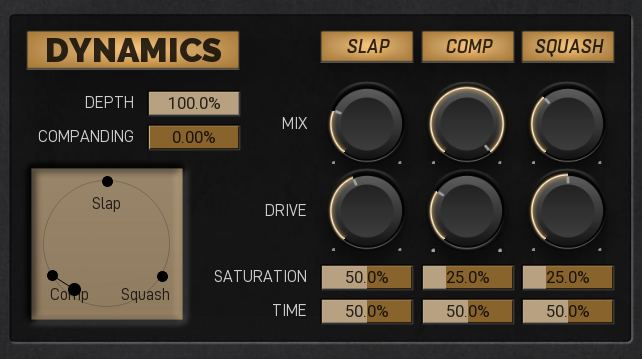 Dynamic X-Y pad