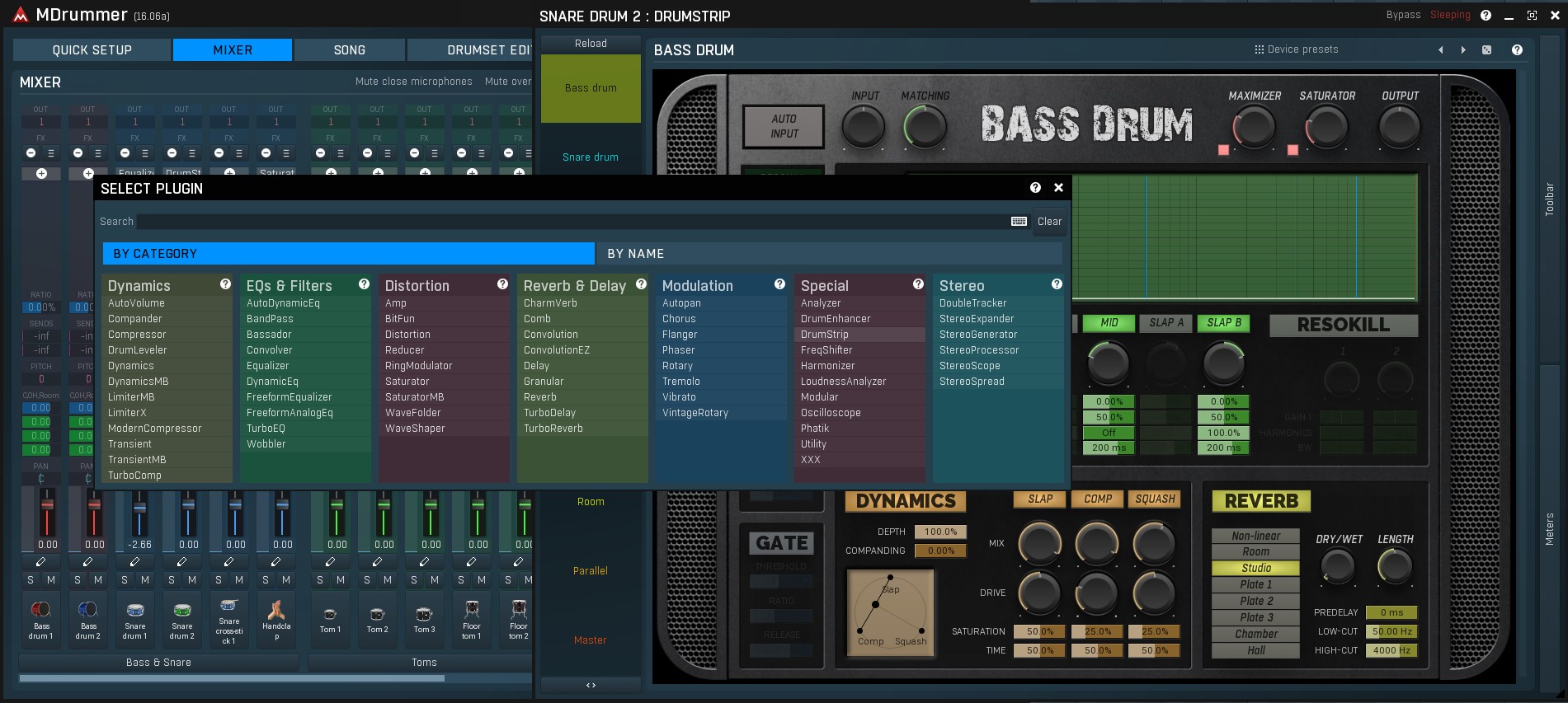 Free inside MDrummer and MSoundFactory