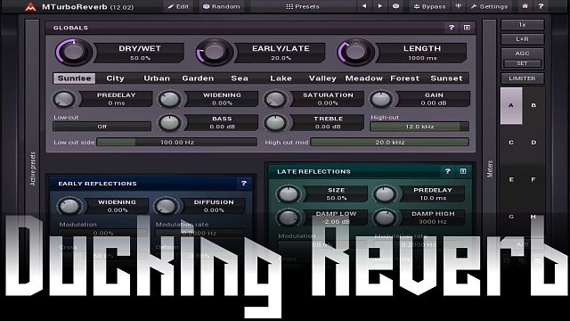 Ducking reverb using MTurboReverb