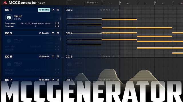 MCCGenerator - Free Midi CC Generator